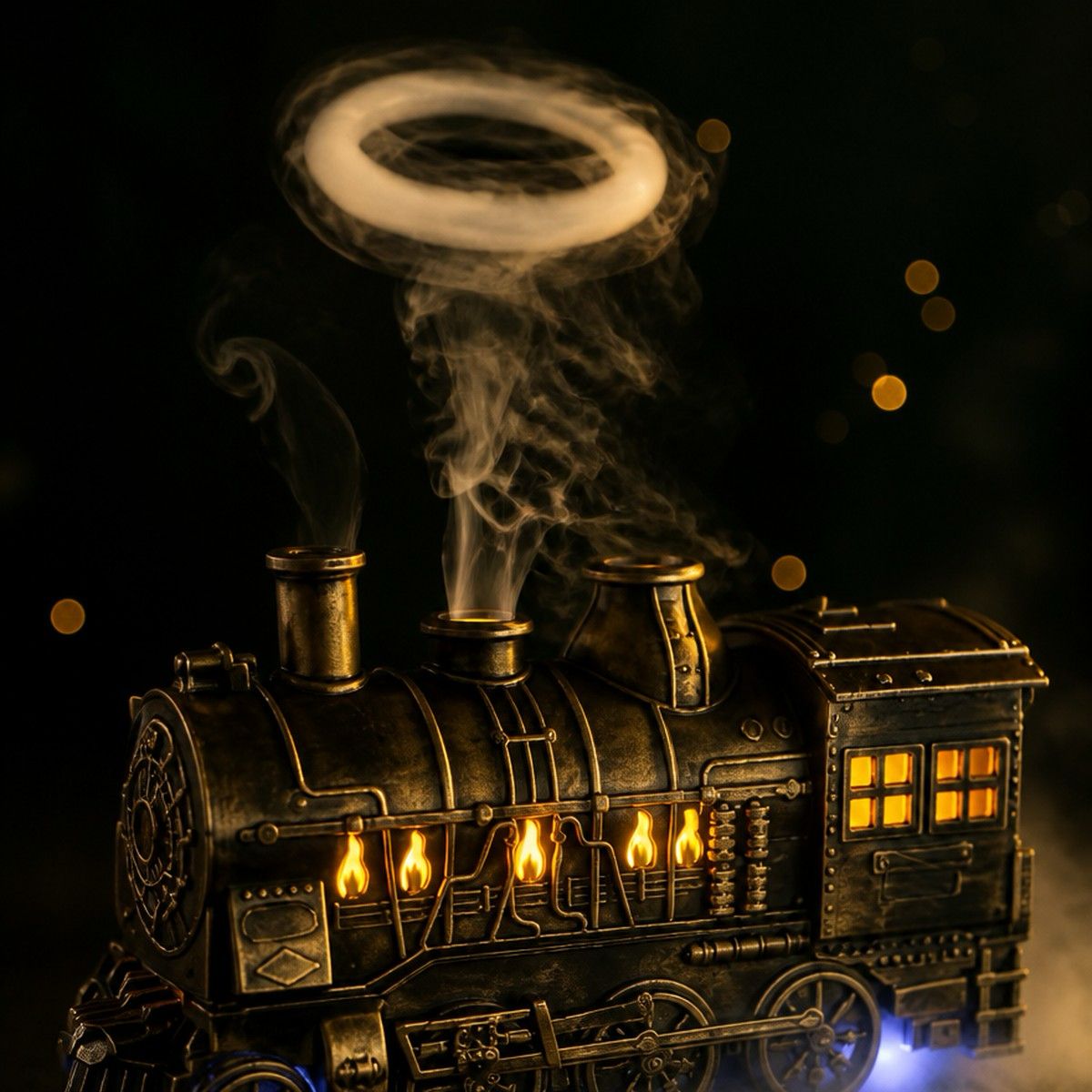 Wigilijna Para lokomotywa dyfuzor